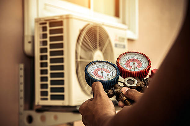 Professional Hvac Maintenance technician working in Blue Grass, IA